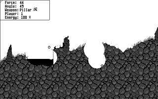 Pommitus atari screenshot